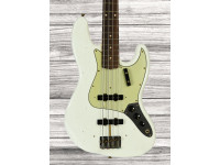 Fender Custom Shop 64 Jazz Bass Journeyman Relic Olympic White RW